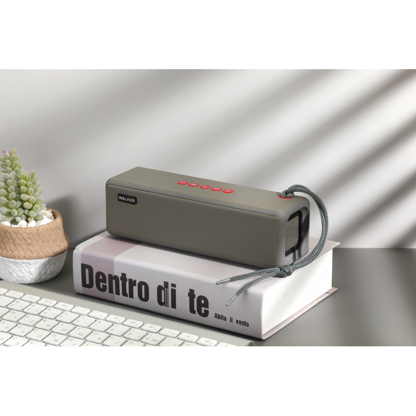 Портативная колонка WALKER WSP-130 grey