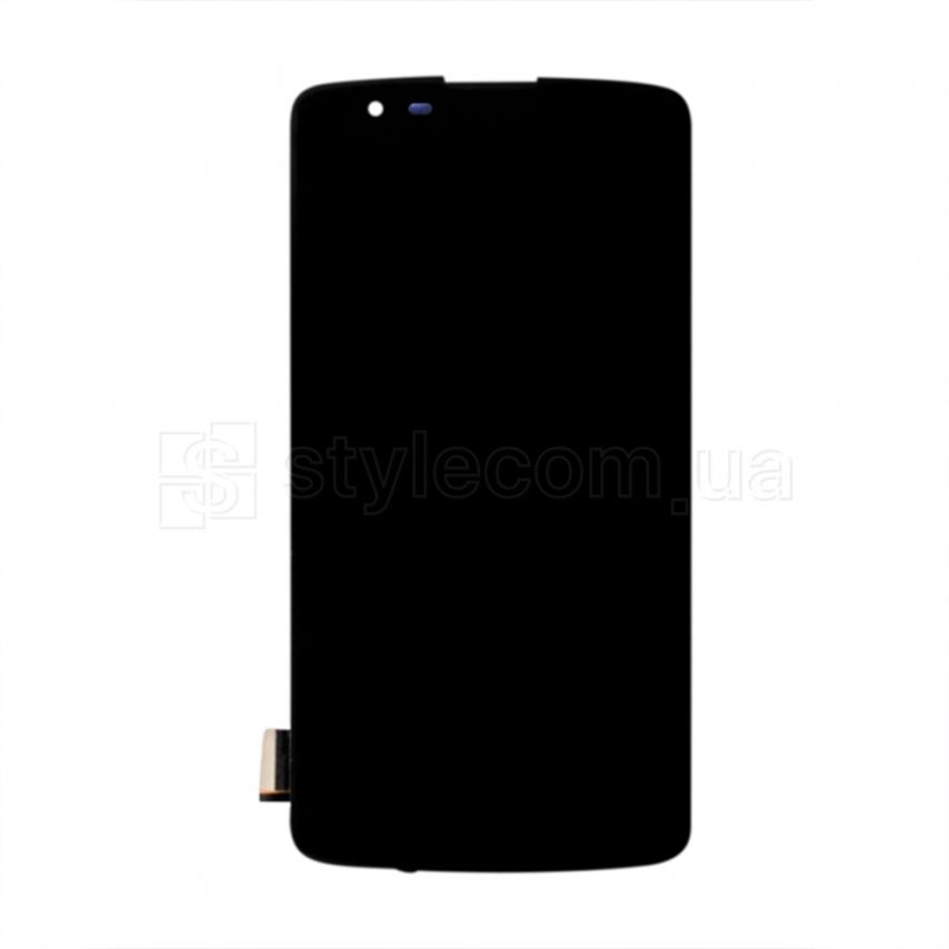 Дисплей (LCD) для LG K8 (2016) K350E, K350N, Phoenix 2 з тачскріном та рамкою black High Quality