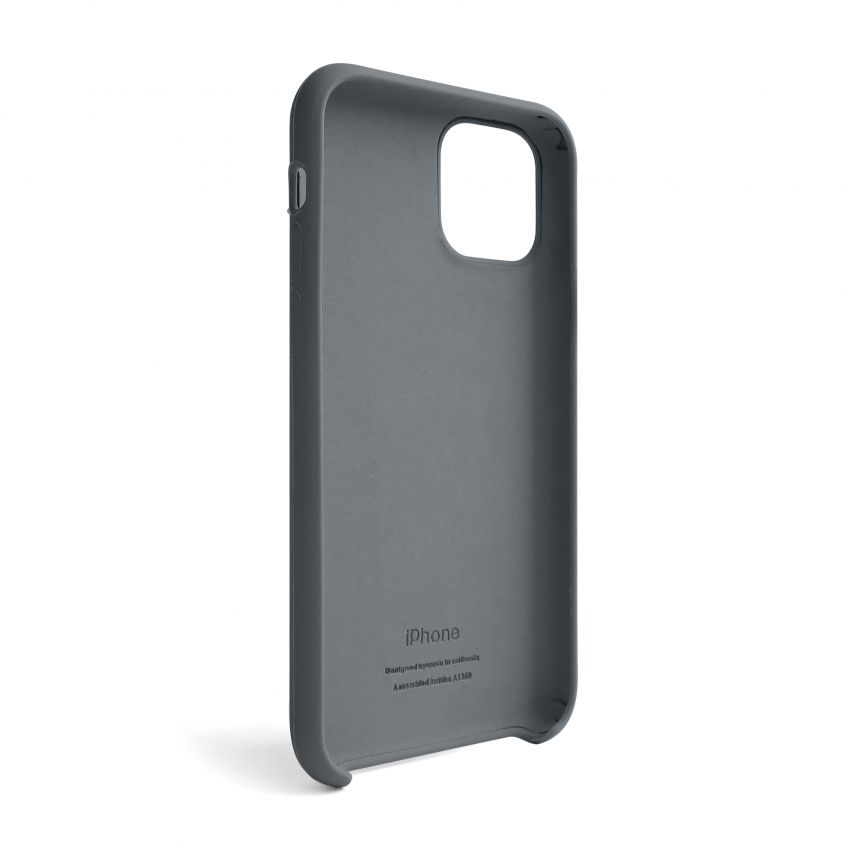 Чехол Original Silicone для Apple iPhone 11 Pro dark grey (15)