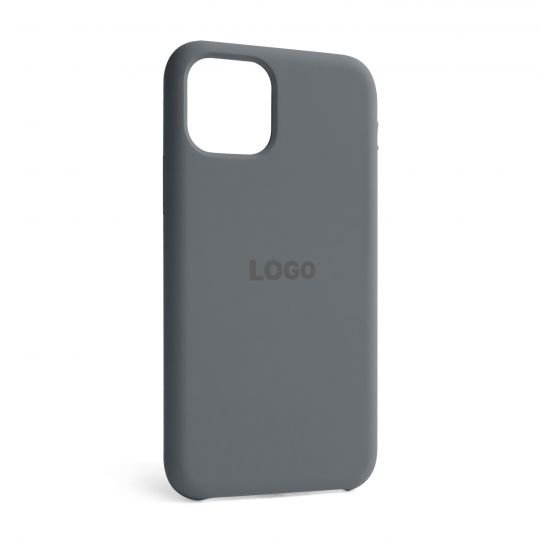 Чехол Original Silicone для Apple iPhone 11 Pro dark grey (15)