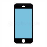 Скло для переклеювання для Apple iPhone 5s з рамкою без OCA-плівки black Original Quality