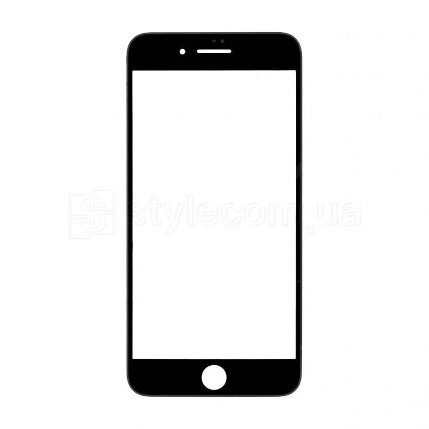 Скло для переклеювання для Apple iPhone 8 Plus з рамкою без OCA-плівки black Original Quality