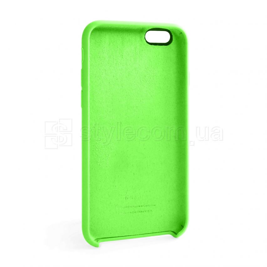 Чехол Original Silicone для Apple iPhone 6, 6s shiny green (40)