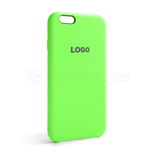Чехол Original Silicone для Apple iPhone 6, 6s shiny green (40)