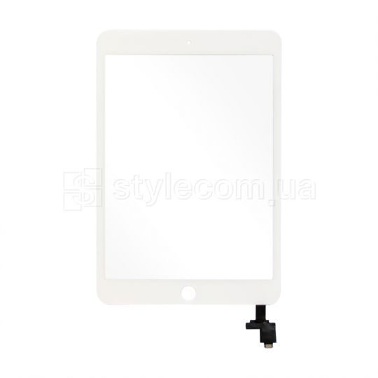 Тачскрін (сенсор) для Apple iPad Mini 3 (A1599, A1600, A1601) зі шлейфом white Original Quality