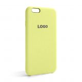 Чохол Original Silicone для Apple iPhone 6, 6s flash lime (41)