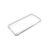 Чехол силиконовый с цветной рамкой для Apple iPhone X, Xs white/transp