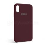 Чохол Original Silicone для Apple iPhone X, Xs maroon (42) - купити за 168.00 грн у Києві, Україні