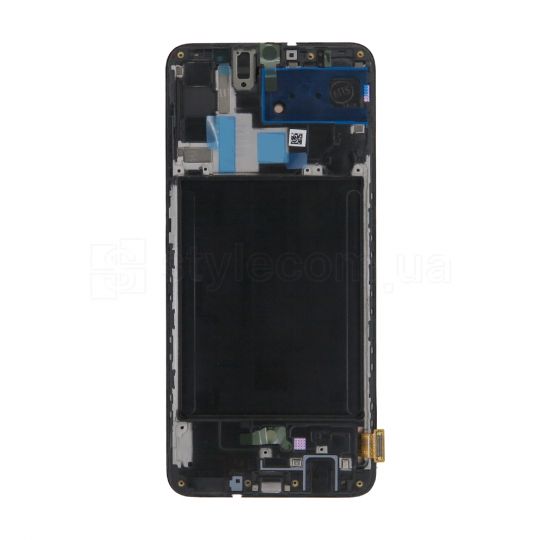 Дисплей (LCD) для Samsung A70/A705 (2019) с тачскрином и рамкой black Service Original (PN:GH82-19747A)