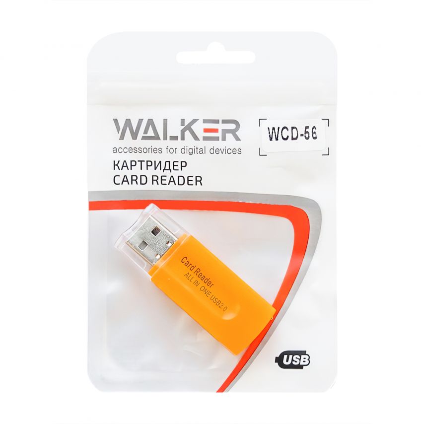Кардридер WALKER WCD-56 15в1 microSD