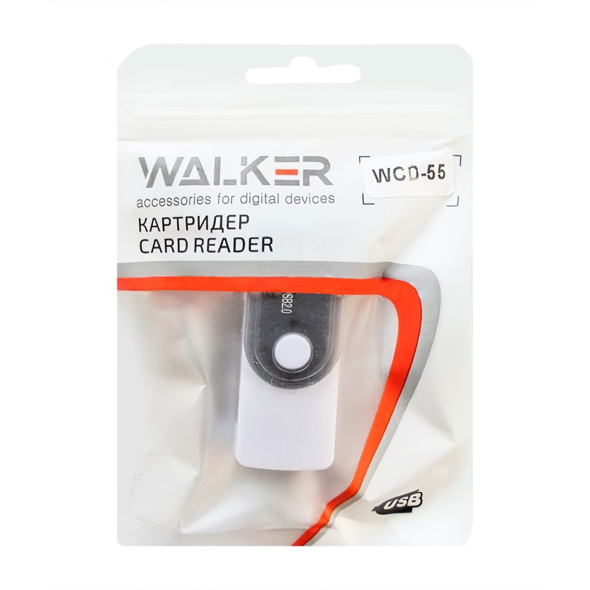 Кардрідер WALKER WCD-55 15в1 microSD