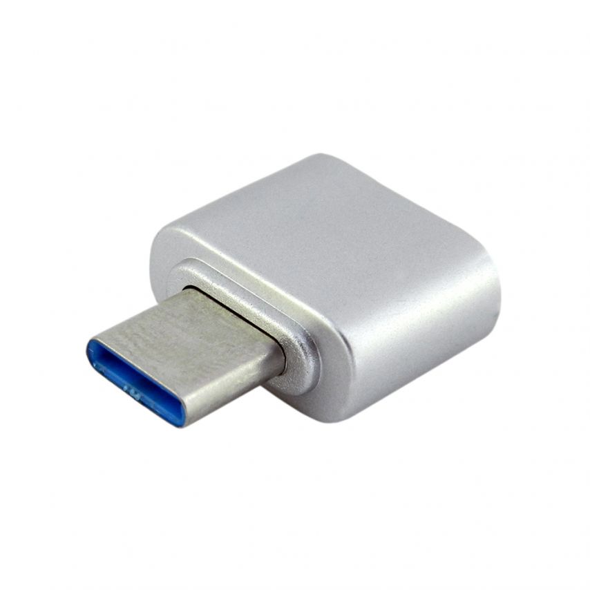 Переходник OTG WALKER USB to Type-C NO-02 mix color