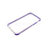 Чехол силиконовый с цветной рамкой для Apple iPhone 6, 6s violet/transp - купить за 123.00 грн в Киеве, Украине
