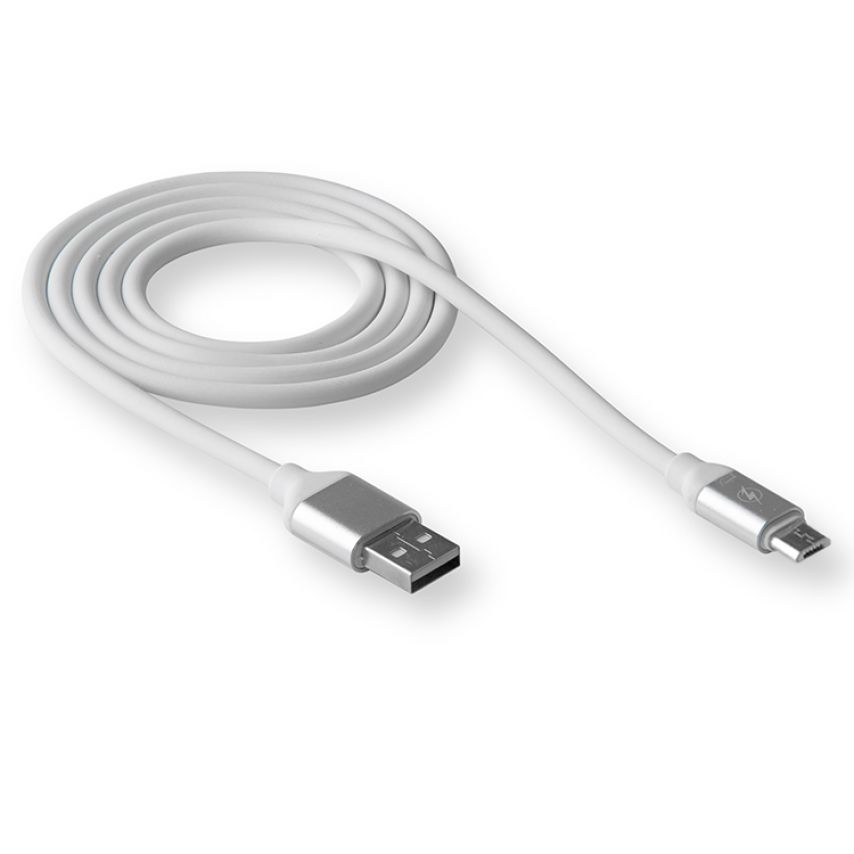 Кабель USB WALKER C530 Micro white