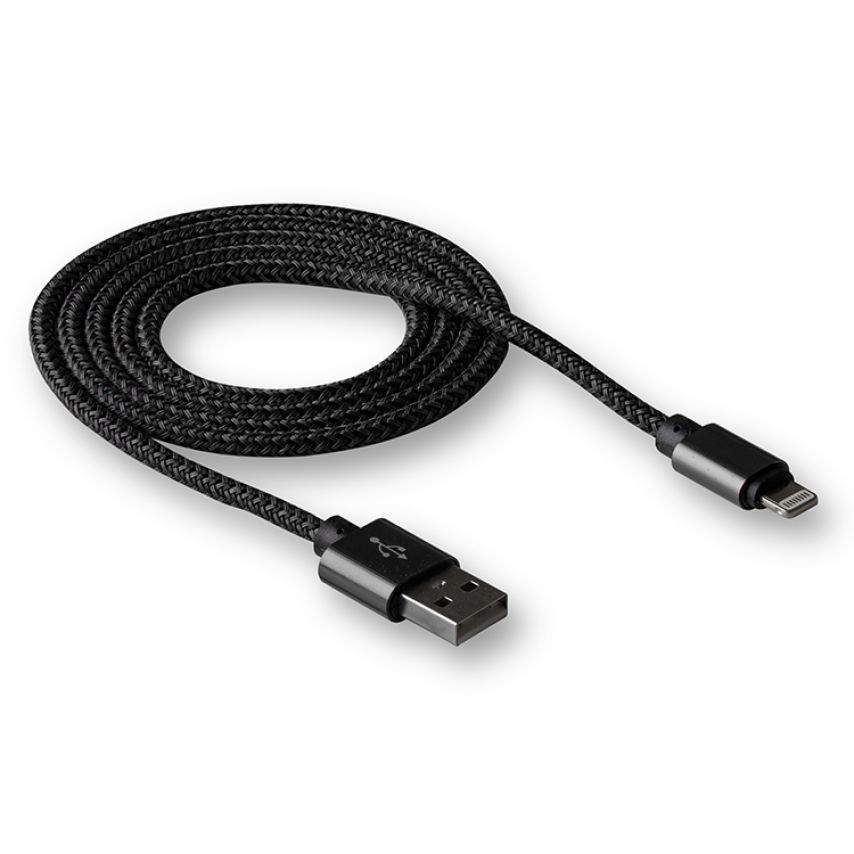 Кабель USB WALKER C520 Lightning black
