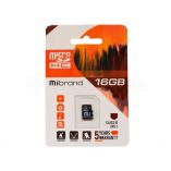Карта пам'яті Mibrand MicroSDHC 16GB Class 10 UHS-I - купити за 151.20 грн у Києві, Україні