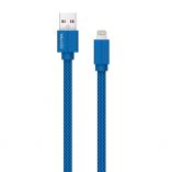 Кабель USB WALKER C755 Lightning короткий blue - купить за 51.87 грн в Киеве, Украине