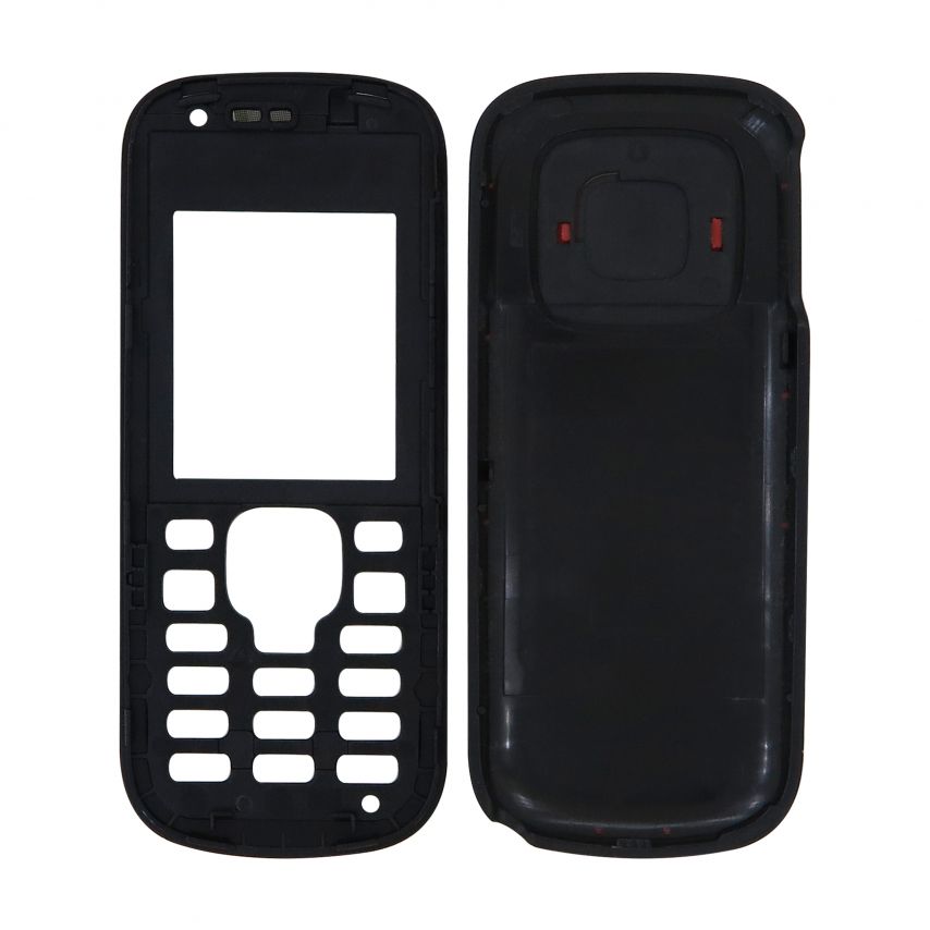 Корпус для Nokia 5030 повний комплект black/red High Quality