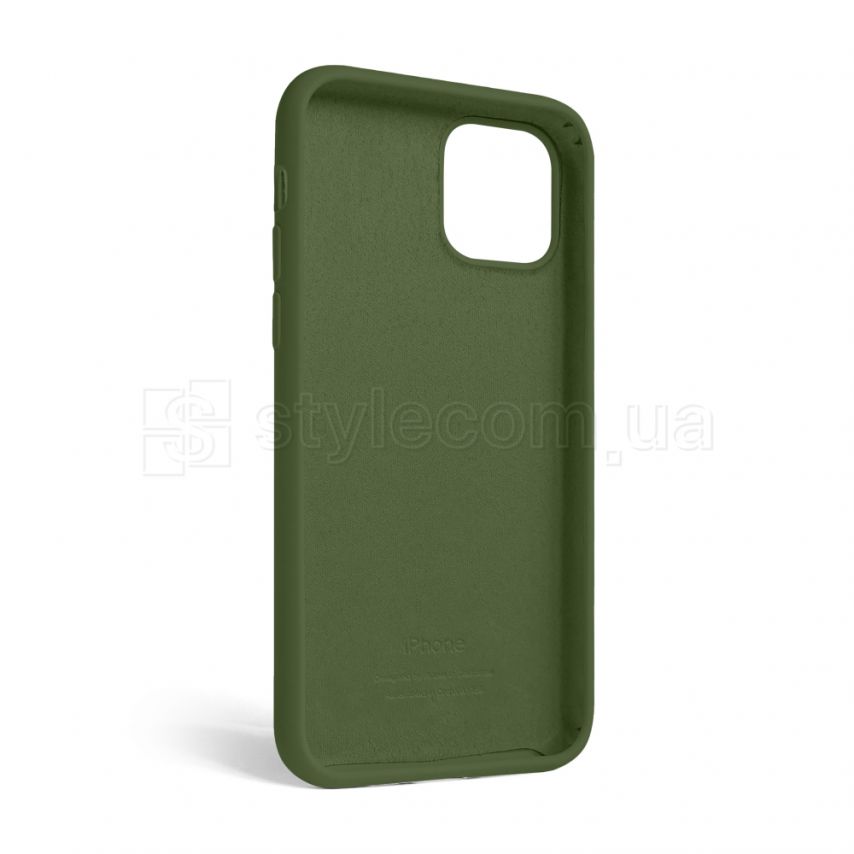 Чехол Full Silicone Case для Apple iPhone 12, 12 Pro army green (45)