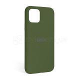 Чохол Full Silicone Case для Apple iPhone 12, 12 Pro army green (45)