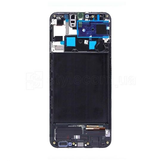 Дисплей (LCD) для Samsung Galaxy A50s/A507 (2019) з тачскріном та рамкою black Service Original (PN:GH82-21193A)