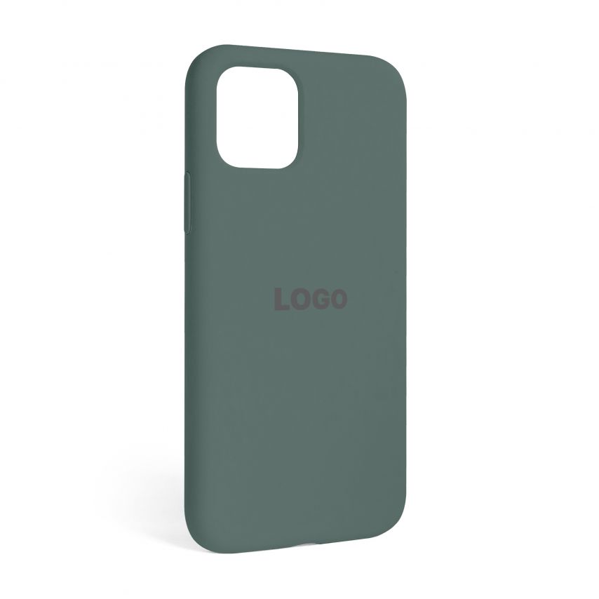Чохол Full Silicone Case для Apple iPhone 12, 12 Pro pine green (55)