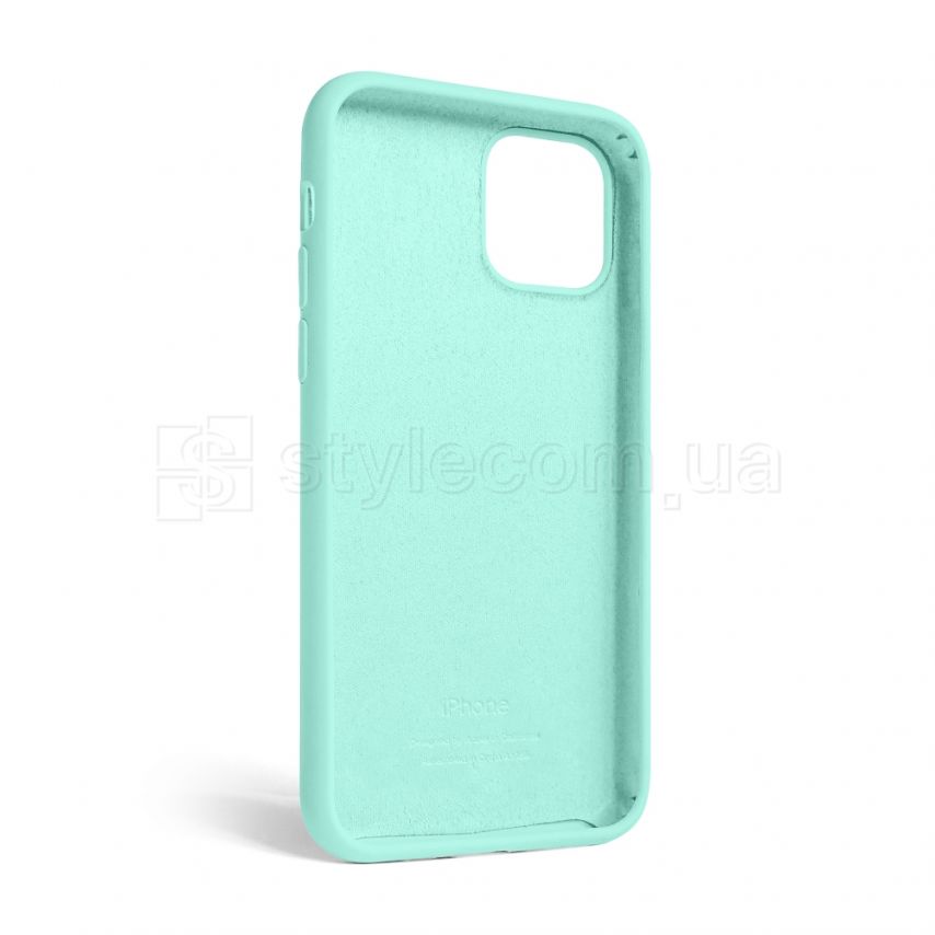 Чехол Full Silicone Case для Apple iPhone 12, 12 Pro sea blue (21)