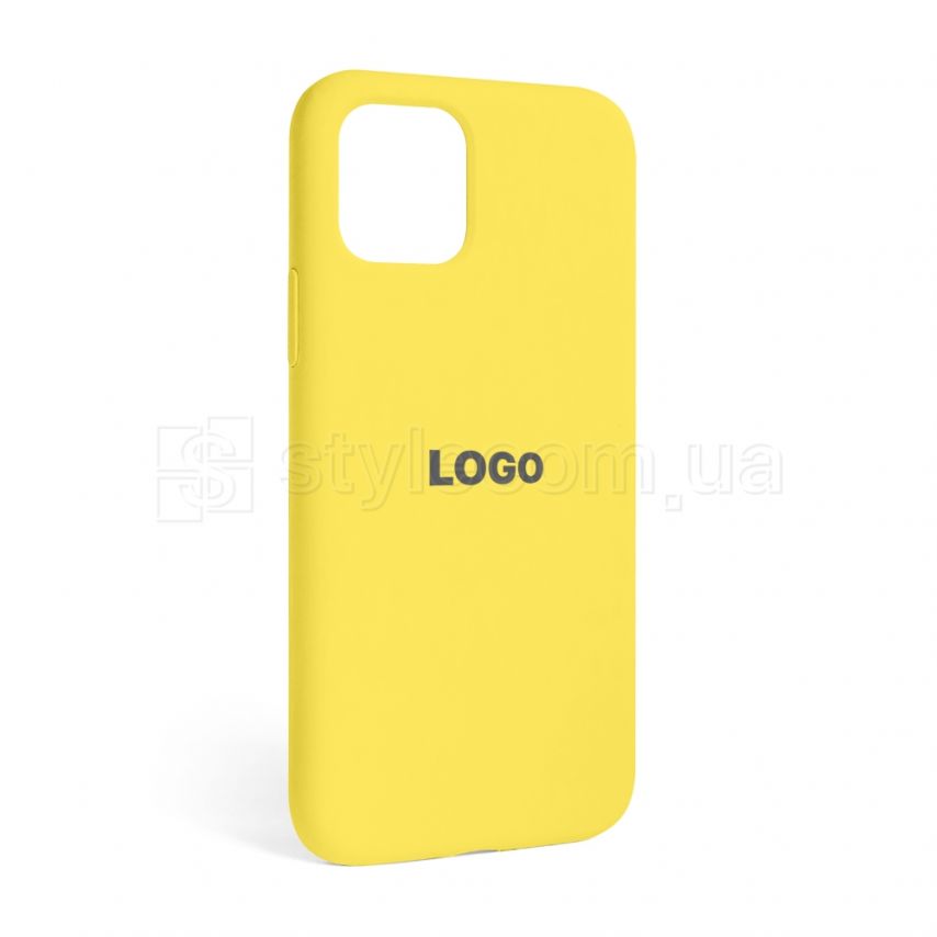 Чехол Full Silicone Case для Apple iPhone 12, 12 Pro canary yellow (50)