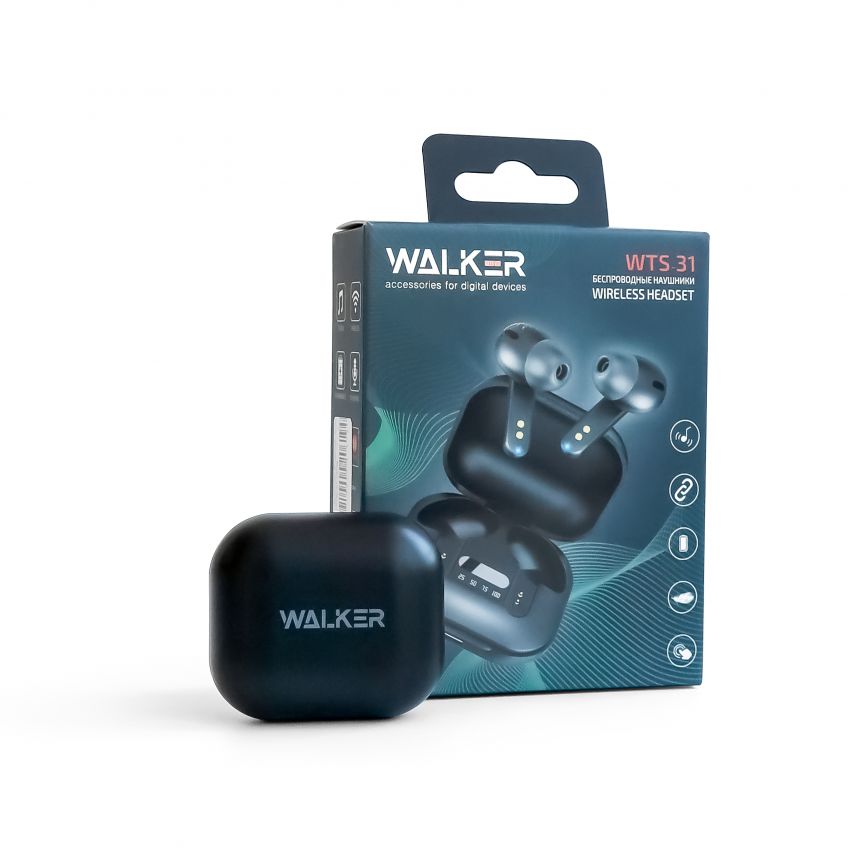 Наушники Bluetooth WALKER WTS-31 black
