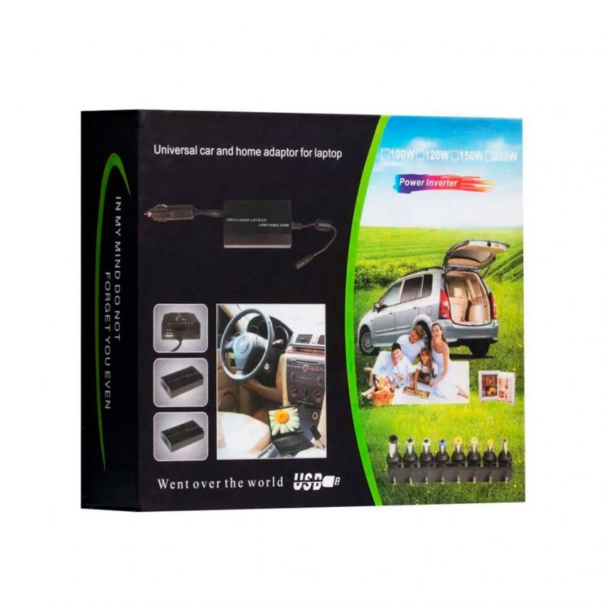 Зарядний пристрій для ноутбуків (універсальний) 2в1 100W black