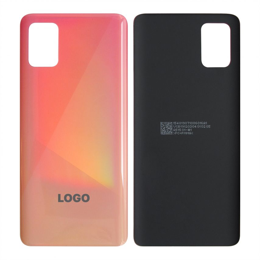 Задня кришка для Samsung Galaxy A51/A515 (2019) pink Original Quality