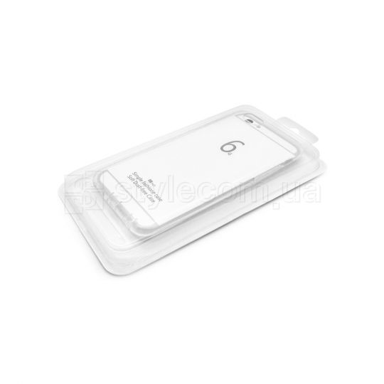 Чехол силиконовый (с заглушками) для Apple iPhone 6 Plus, 6s Plus прозрачный