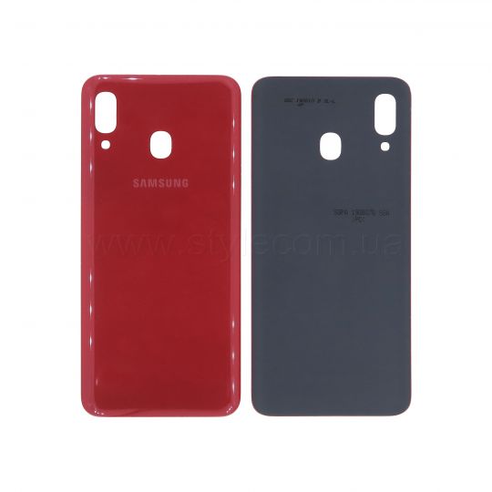 Задняя крышка для Samsung Galaxy A20/A205 (2019) red High Quality