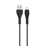 Кабель USB XO NB-Q165 Lightning Quick Charge 3A black - купить за 129.60 грн в Киеве, Украине