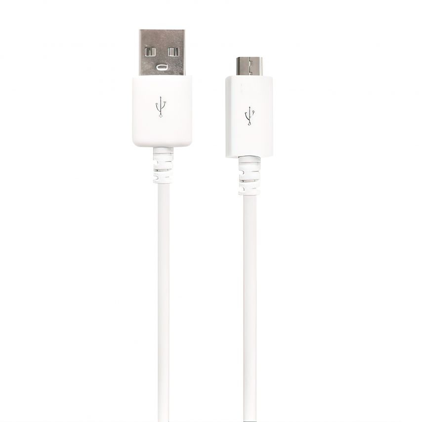 Кабель USB Micro white High Copy