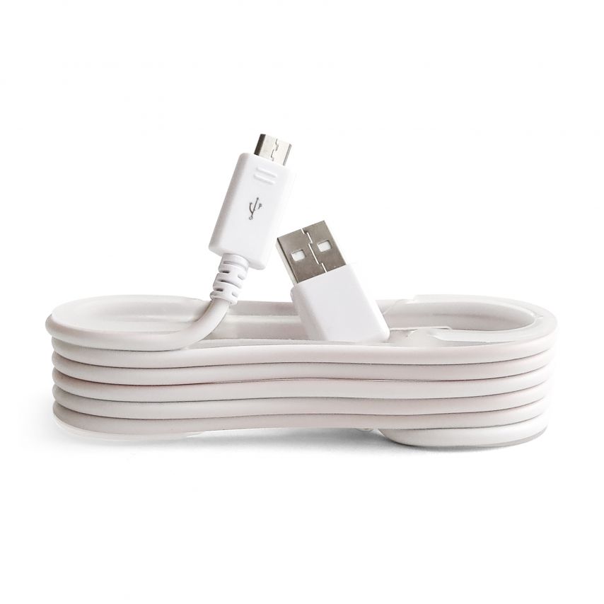 Кабель USB Micro white High Copy