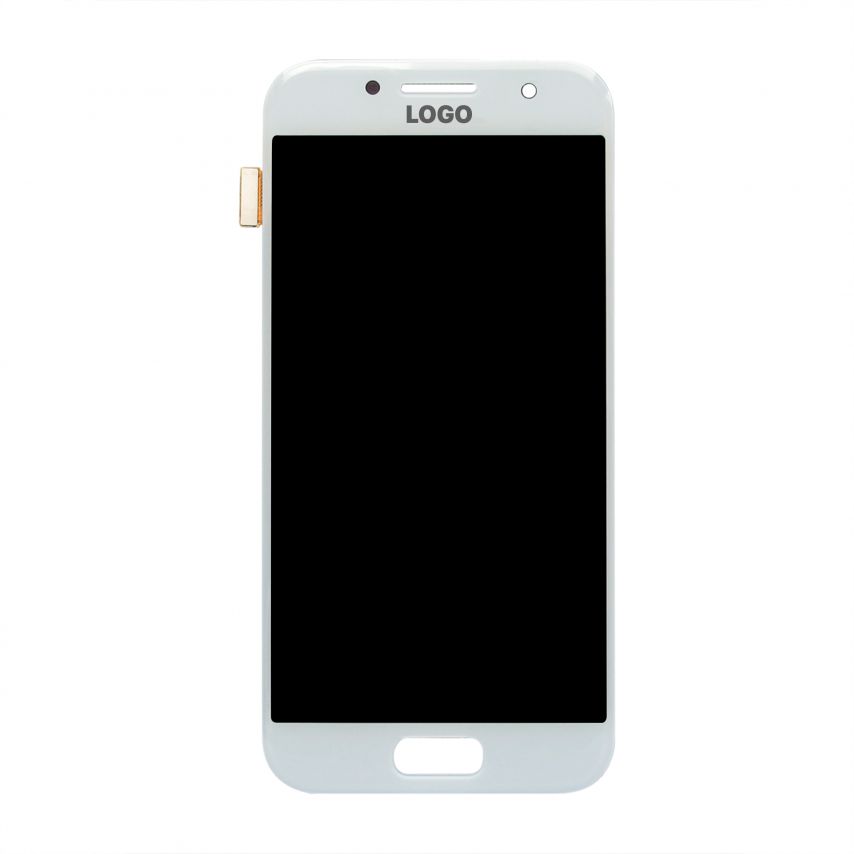 Дисплей (LCD) для Samsung A3/A320 (2017) с тачскрином light blue Service Original (GH97-19732C)