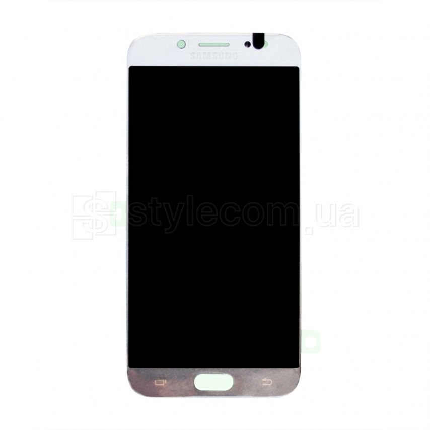 Дисплей (LCD) для Samsung Galaxy J7/J730 (2017) з тачскріном light blue Service Original (PN:GH97-20736B)