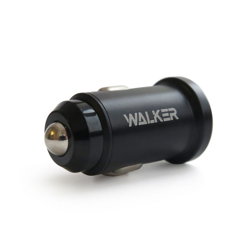 Автомобильное зарядное устройство (адаптер) WALKER WCR-25 PD_3A / QC3.0_3A / 36W black