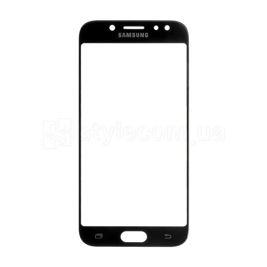 Скло дисплея для переклеювання Samsung Galaxy J5/J530 (2017) black Original Quality