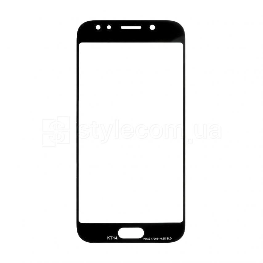 Скло дисплея для переклеювання Samsung Galaxy J5/J530 (2017) black Original Quality