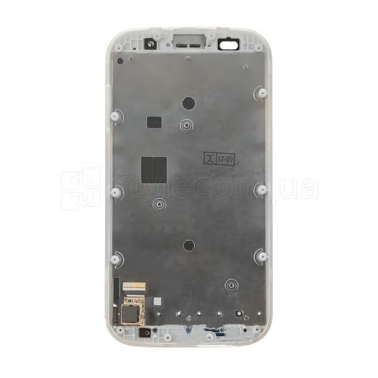 Дисплей (LCD) для Motorola Moto E XT1021, XT1022, XT1023, XT1025 с тачскрином и рамкой white Original Quality