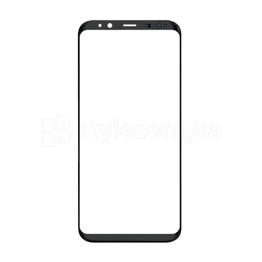 Скло дисплея для переклеювання Samsung Galaxy S8 Plus/G955 (2017) black Original Quality