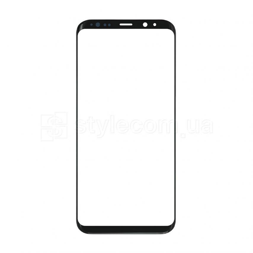 Стекло дисплея для переклейки Samsung Galaxy S8 Plus/G955 (2017) black Original Quality
