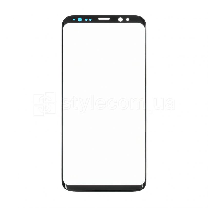 Скло дисплея для переклеювання Samsung Galaxy S8/G950 (2017) black Original Quality