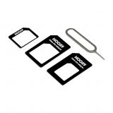 Адаптер Micro - Nano sim black