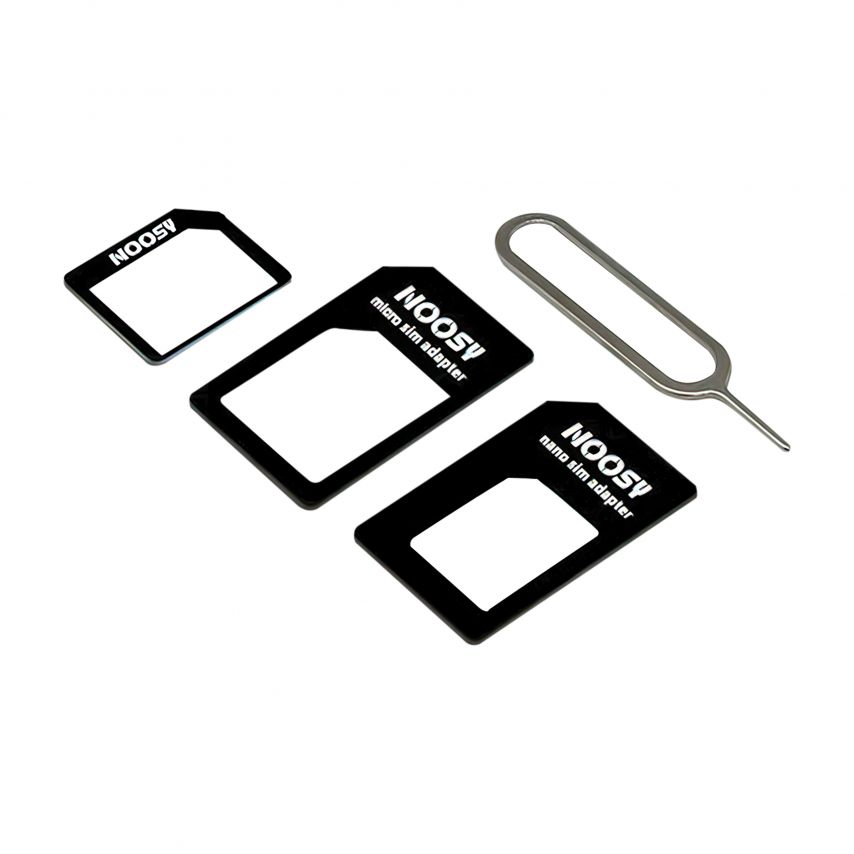 Адаптер Micro - Nano sim black