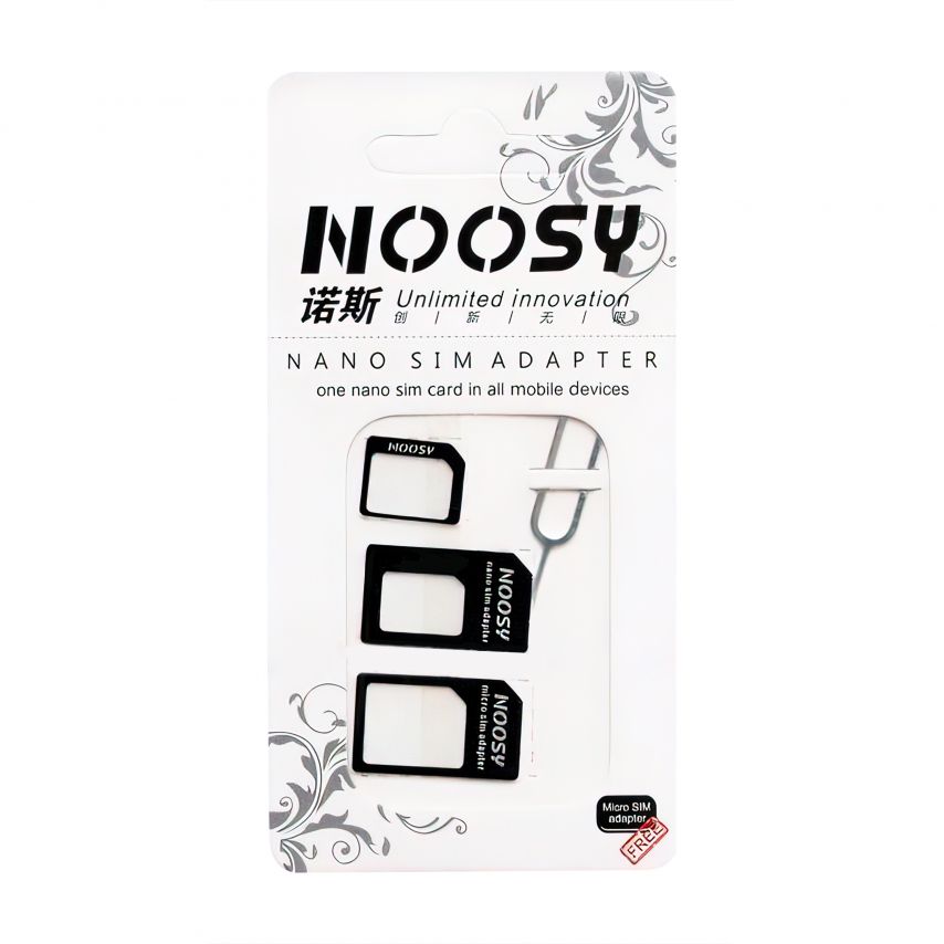 Адаптер Micro - Nano sim black