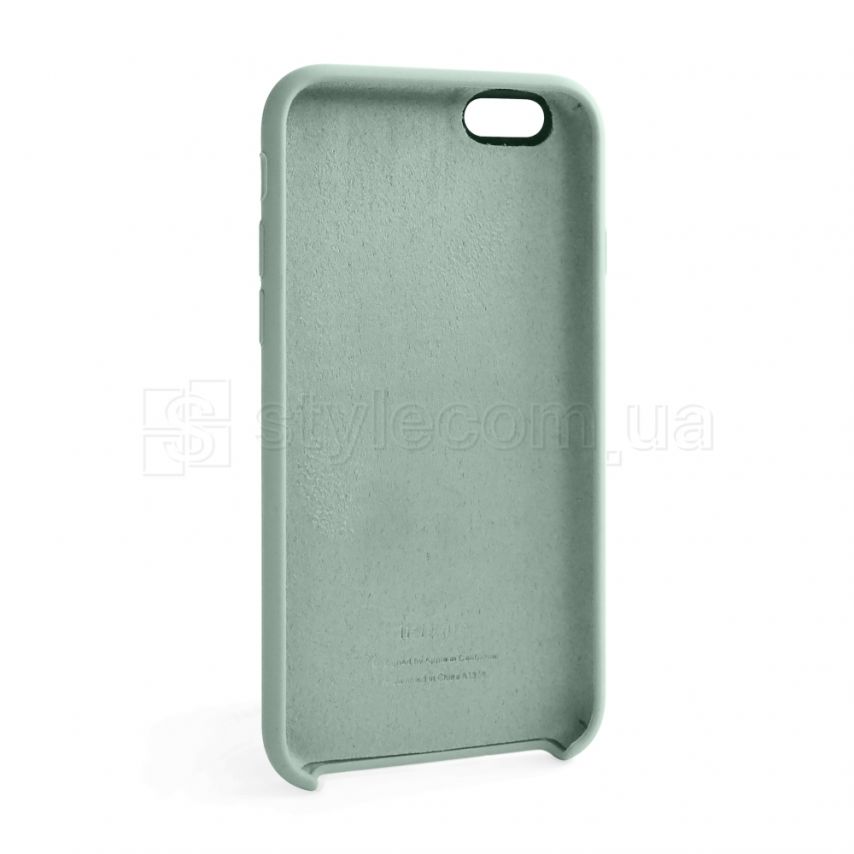 Чехол Original Silicone для Apple iPhone 6, 6s light green (17)