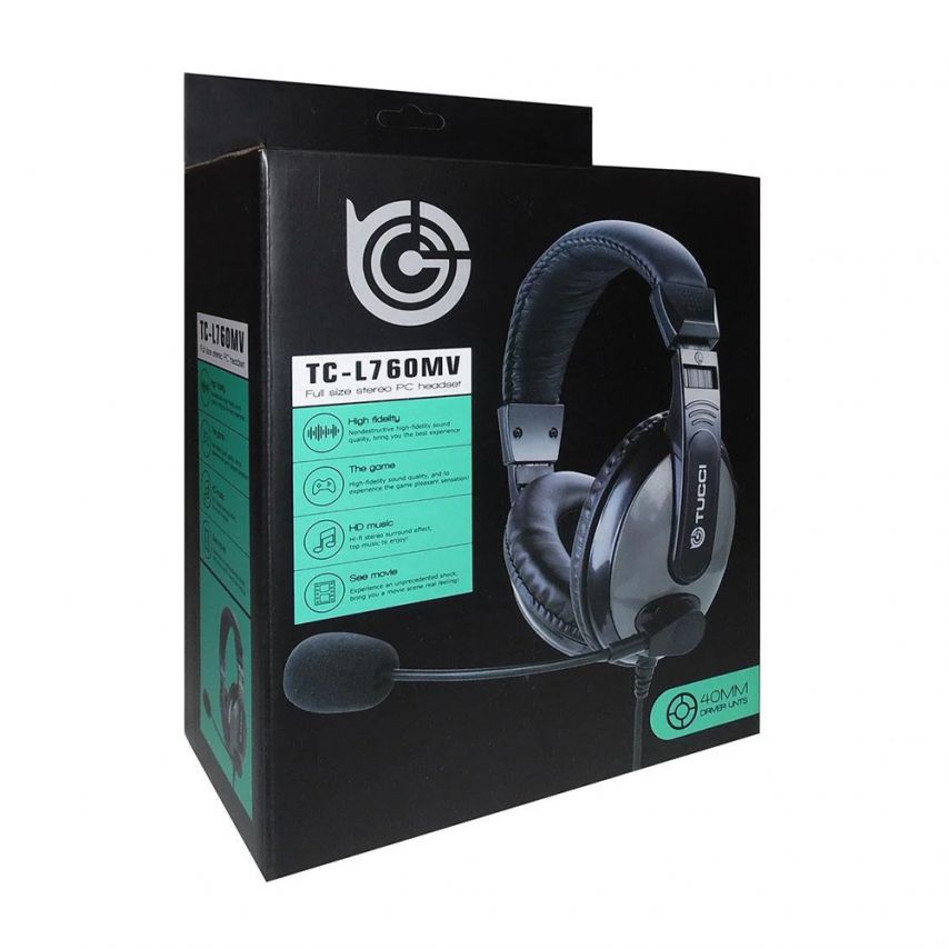 Наушники TC-L760MV black/grey